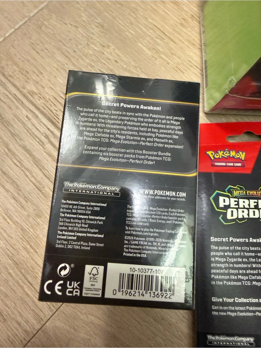 Pokemon TCG Mega Evolution Perfect Order Bundle ETB, Booster, + Packs